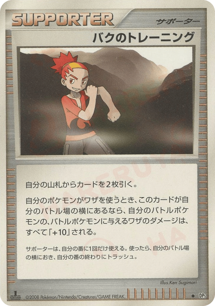 バクのトレーニング