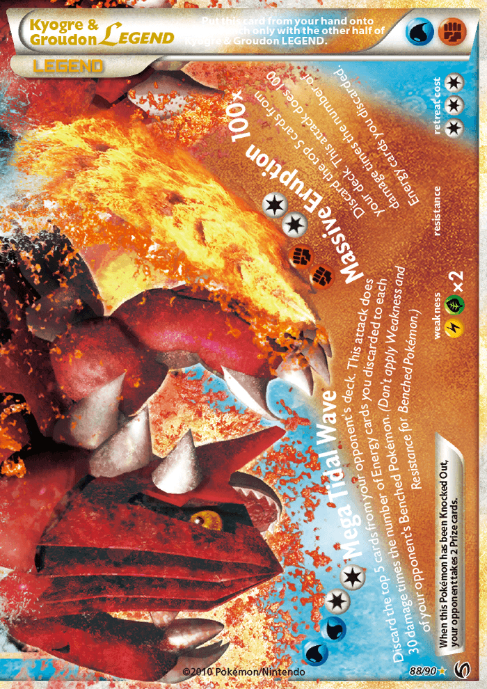 Kyogre & Groudon LEGEND
