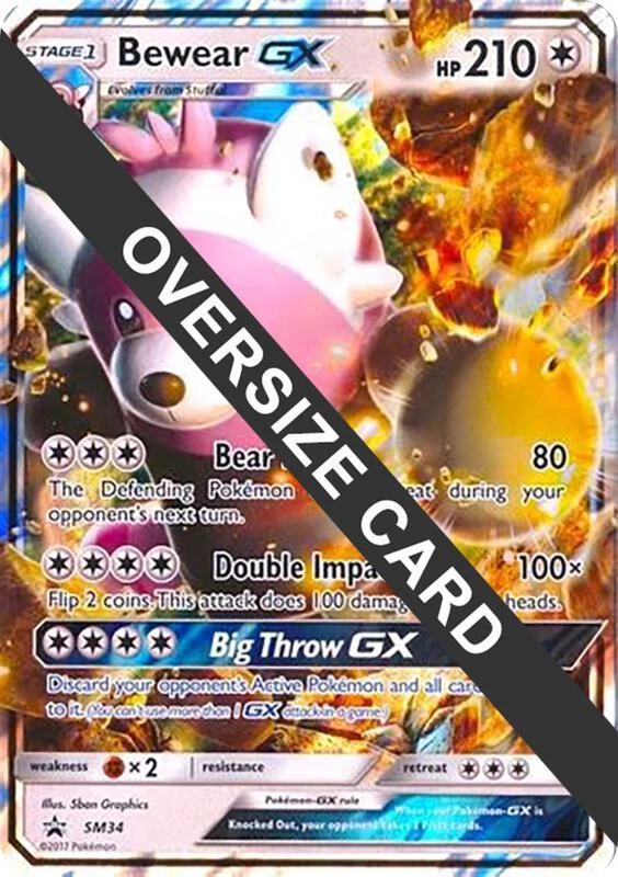 Bewear GX - SM34 (Black Star Promos)