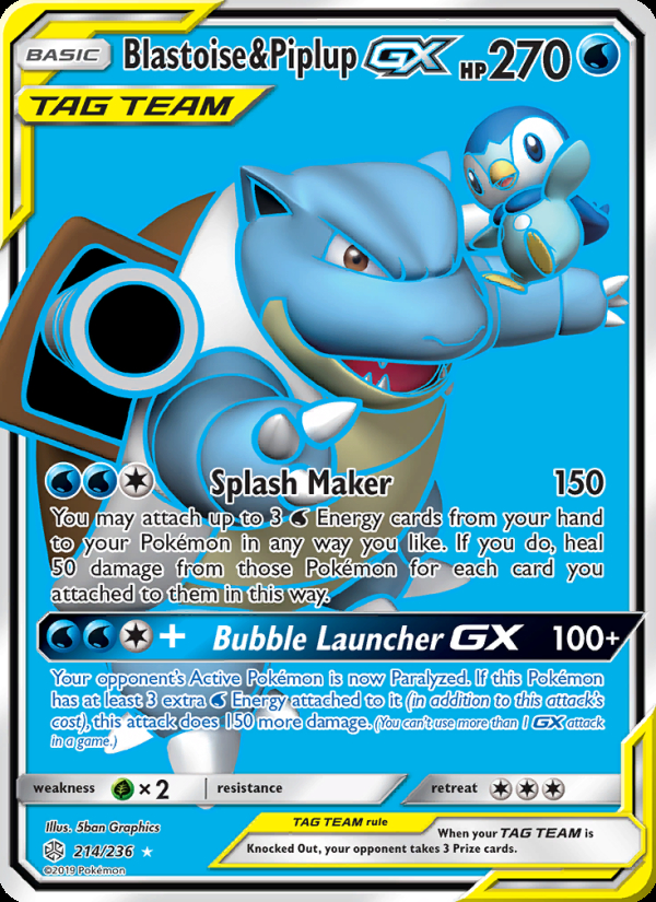Blastoise & Piplup GX