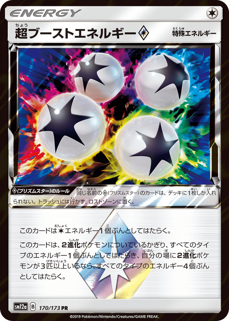 超ブーストエネルギー