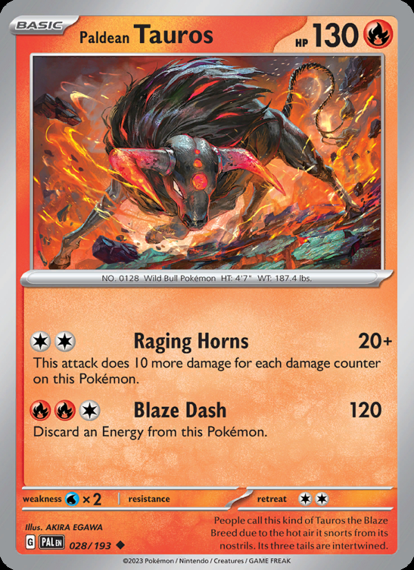 Paldean Tauros