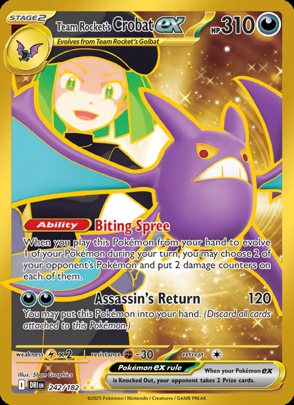 Team Rocket's Crobat ex
