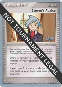 Steven's Advice