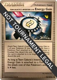 Team Galactic's Invention G-101 Energy Gain