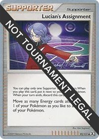 Lucian's Assignment