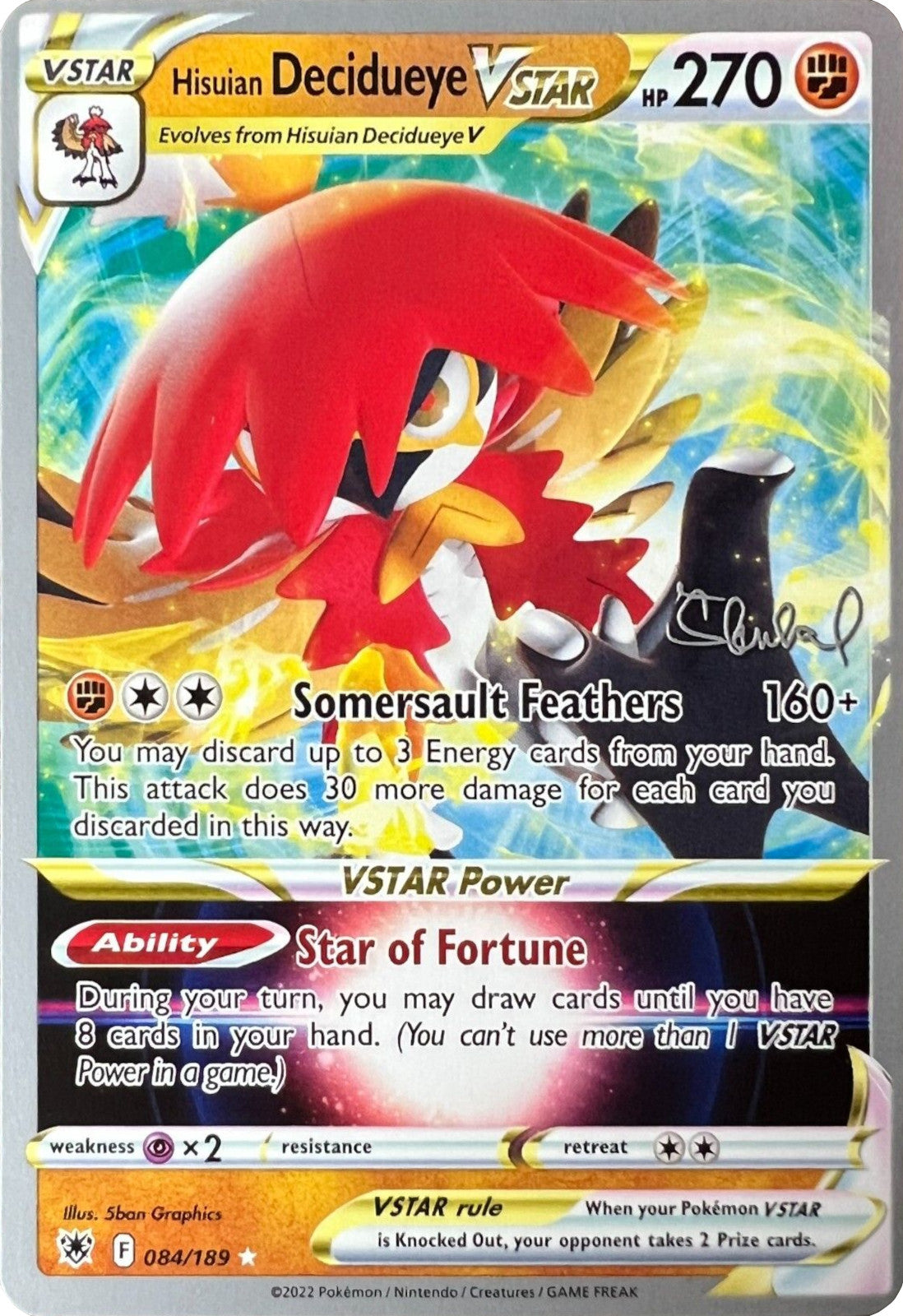 Hisuian Decidueye VSTAR