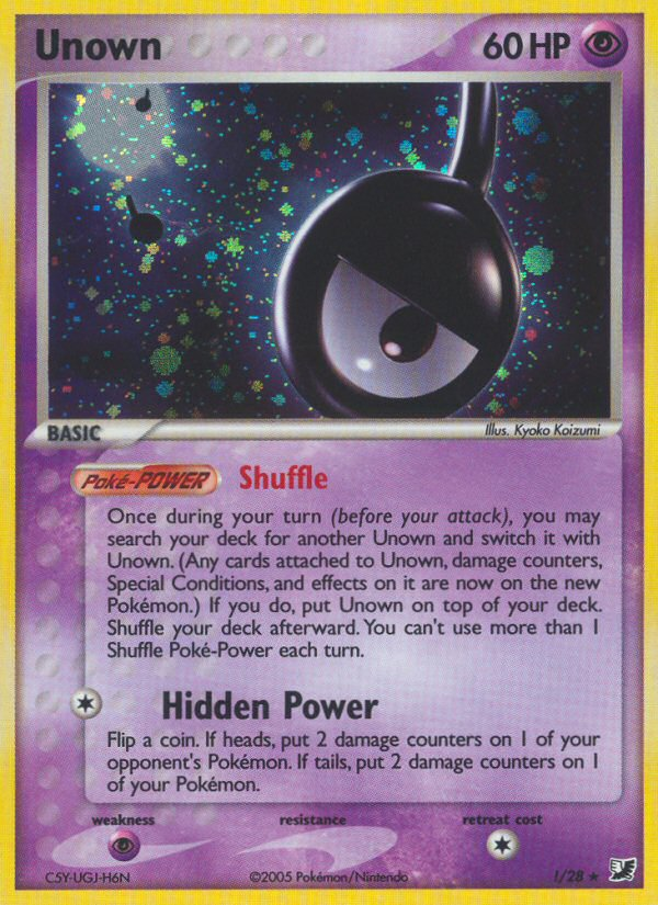 Unseen Forces Unown Collection