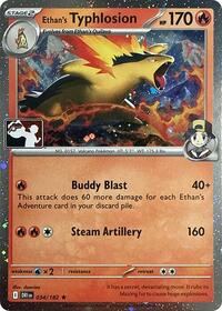 Ethan's Typhlosion (Cosmos Holo)