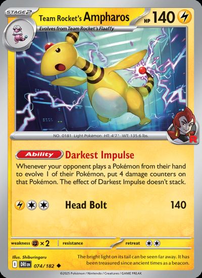 Team Rocket's Ampharos