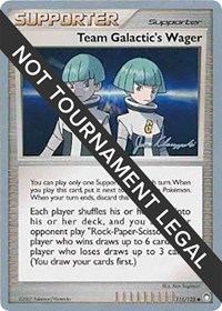 Team Galactic's Wager