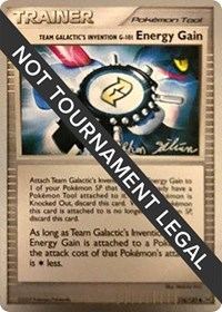 Team Galactic's Invention G-101 Energy Gain